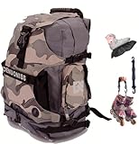 ZBH1985 Professioneller Inline-Skating Reiserucksack (Light Grey, Sizes Above 41/7)