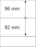  Lindner 802201 T-Blanko-Blätter - 1 Stück