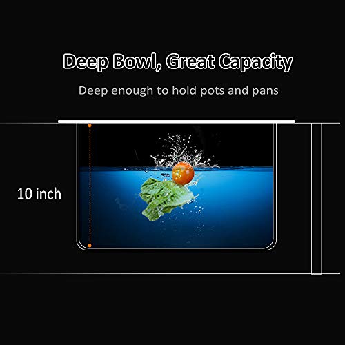 25 Kitchen Sink Drop In - Sarlai 25 X 22 Inch Laundry Sink Topmount Ledge Workstation Stainless Steel 16 Gauge Single Bowl Over Counter Sink For Kitchen Laundry Utility Room #TOP7