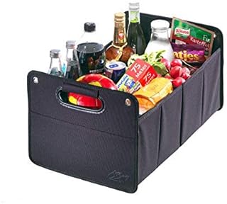 CB Presentation GmbH CBag, Robust Polyester Boot Bag with Sturdy Base, Practical Car Folding Box, Folding Box Boot Box Organiser, Car Box Bag, Car Boot Accessories, Basket