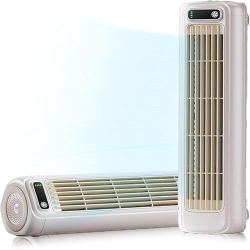 Climatiseur portable avec 3 vitesses écran tactile LED et charge USB Bricoro