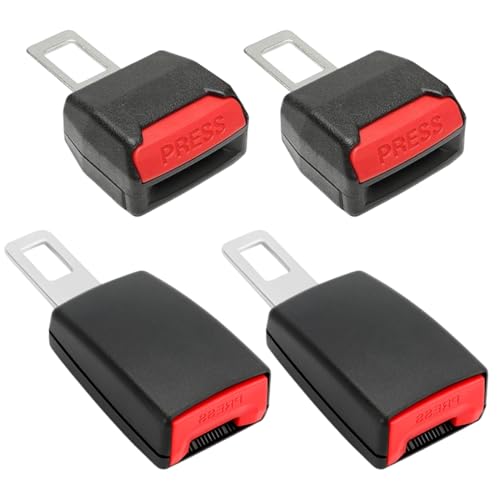 CULEO Cinturones de seguridad,Hebilla de extensión para cinturón de seguridad de automóvil de 4 piezas