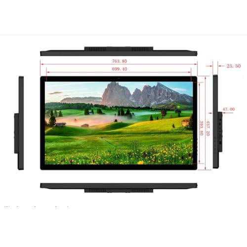 Image of 24-inch, 27-inch, 32-inch HD Digital Photo Frame, Building Advertising Machine, Video Player, Easy to Set Up, with Motion Sensor(Black,32 inches)