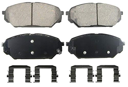Wagner QS ZD1301 Disc Brake Pad Set, Chamfered Edges for Smooth, Quiet Stops, Fits 2007–2012 Hyundai Veracruz