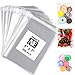 300 PCS 5"x7" Clear Resealable Cello/Cellophane Bags Good for Bakery, Candle, Soap, Cookie Poly Bags