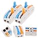 LIFKOME 10Pcs Electrical Wire Connector Block Compact to Splice Connectors for Home and No Tools Needed Reusable Quick Connect Splitter for Easy Wiring