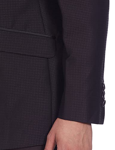 Image of Raymond Cotton Blend Men's Full Sleeve Contemporary FIT Dark Brown Formal Suit