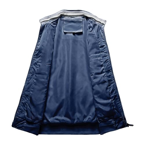 Chaqueta tipo bomber para hombre con forro polar miniatura 3