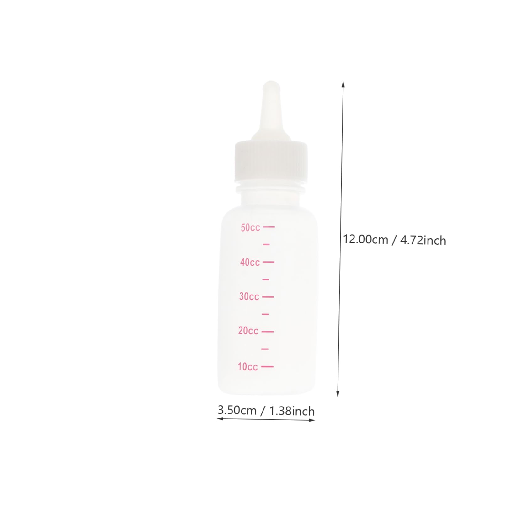 SEWOART Ergonomic Dog Nursing Bottles Cat Feeding Bottles Pet Feeders Brush for Newborn Pets