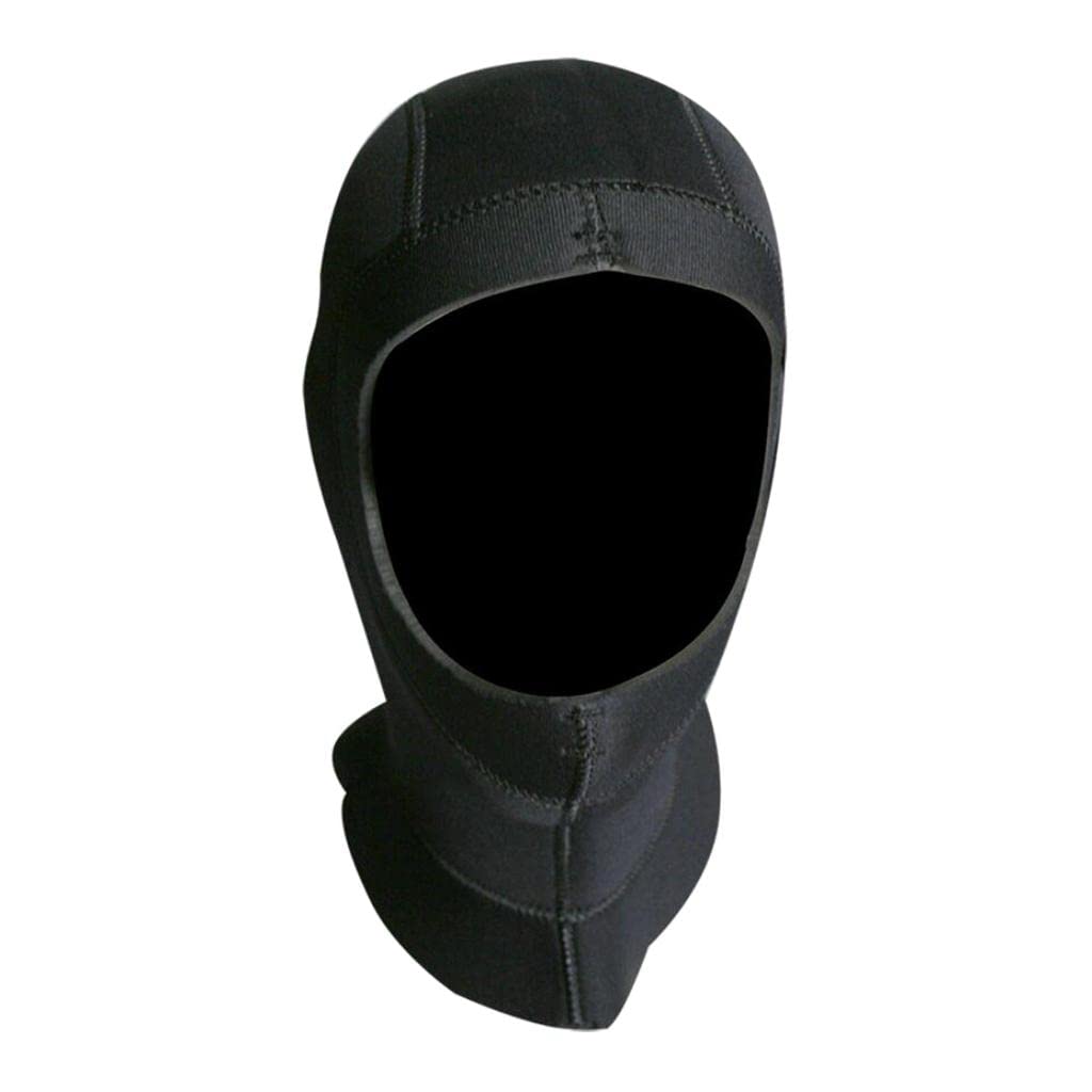 Traje de neopreno 5mm con capucha para buceo y surf en aguas frías 8
