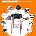 20 Inch Paella Pan Set, Paella Burner and Stand Set, Paella pan with lid & Stand,Paellera, Enameled Steel Paella Pan Paella Kit with Large Carry Bag,Built-In Ignitor Regulator Hose,18 Servings