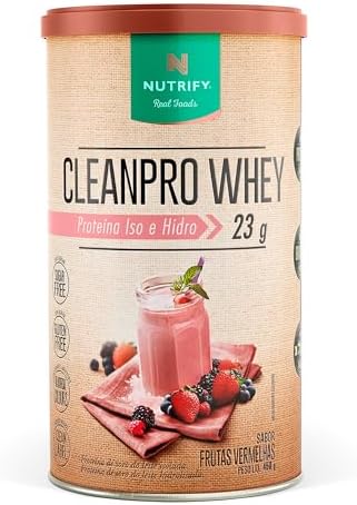 Nutrify - Whey Protein CleanPro - Frutas Vermelhas - 450g