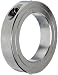 Climax Metal 2C-087-S T303 Stainless Steel Two-Piece Clamping Collar, 7/8" Bore Size, 1-5/8" OD, With 1/4-28 x 5/8 Set Screw