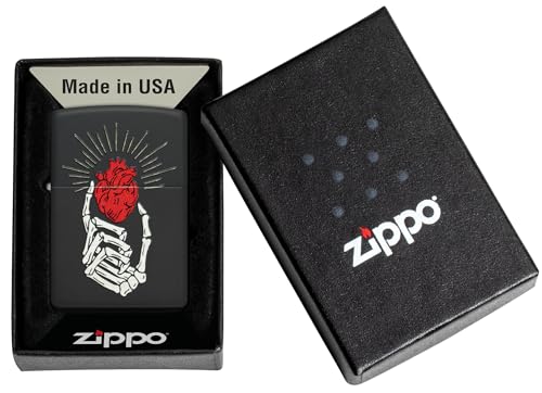 Image of Zippo Punk Skull Design Frequency,Windproof Pocket Lighter, Without Fuel and Gas