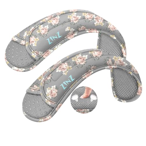 Image of ZINZ 2-Pack Universal Shoulder Pad with Ultra thick Cushion for Bag Luggage Bag Crossbody, Plus Long & Anti-Slip & Breathable,Light Rose-2Pack