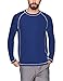Amazon Essentials Men's Long-Sleeve Quick-Dry UPF 50 Swim Tee, Navy, Medium