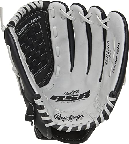 Rawlings | RSB Slowpitch Softball Glove | Right Hand Throw | 12" - Basket Web - image 3