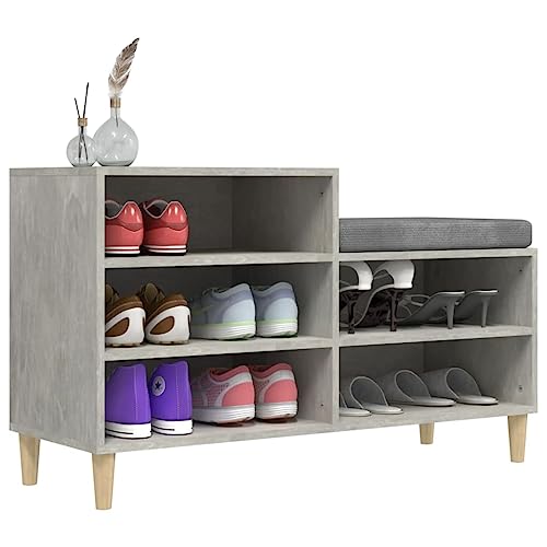 Zapatero compacto de 102x36x60 cm con 5 compartimentos para el pasillo 6