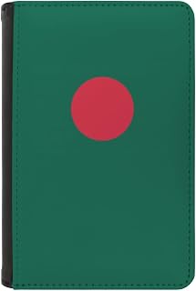 Bangladesh Bangladeshi Flag Passport Cover Case Travel Essentials PU Leather Wallet Holder Protector with Card Slots for Women Men