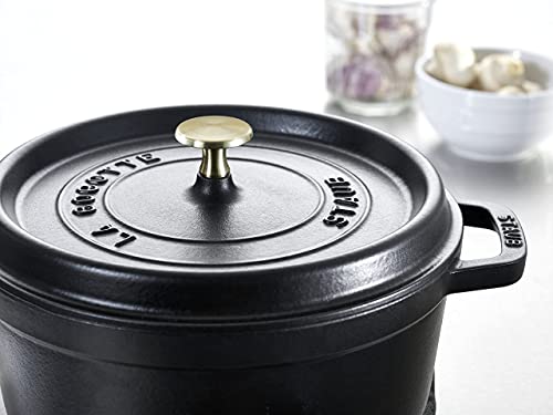 Staub-Round-Dutch-Oven-4-Quart-Matte-Black