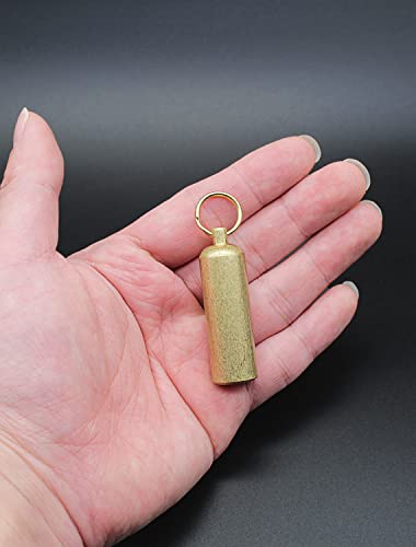 Ppfish Mini Brass Lighter - Edc Peanut Lighter Keychain - Waterproof Fire Starter Especially For Survival And Emergency Use #TOP2