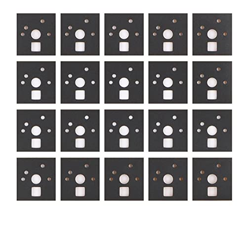 120 PCS Mécanique Clavier Commutateur Film, Clavier Commutateur Pads Commutateurs Silencieux Pad Clavier Commutateur Stabilisateur Son Amortisseur Mousses Arbre Feuille Films (PORON)