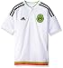 Adidas Soccer Youth Mexico jersey, Large, White/black