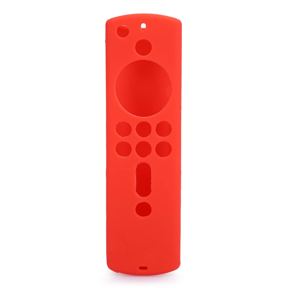 Custodia per Telecomando, Copertura Protettiva, Custodia Protettiva in Morbido Silicone Resistente, per FireTV 5 (rosso)