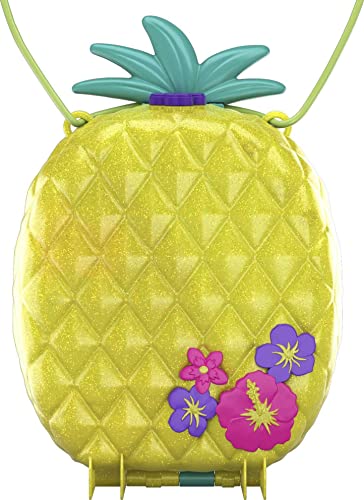 Polly-Pocket-GKJ64-Polly-Pocket-Polly-en-Lila-Tropicool-Ananas-Handtas-Compact-meerkleurig