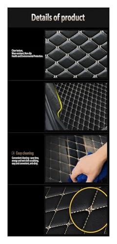 Protector de maletero para VW Golf 6 (2009 a 2013) y esteras de forro de carga 5