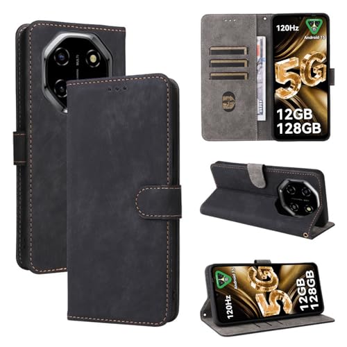 For Blackview Shark6/OSCAL TIGER8 5G �P�[�X �蒠�^ �J�o�[ ���z�^ �yHNWEIWEI�z�J�[�h�|�P�b�g�t�� ���� PU���U�[ ��G�肪�ǂ� �}�O�l�b�g�J�� �����h�~ �Ռ��z�� �ϖ��C 360�x�ی� �X�^���h�@�\�t�� B