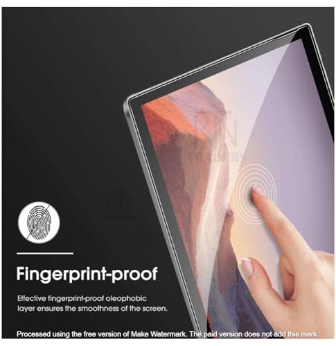 Image of RTN Treaders (Pack of 1) Unbreakable With 9H Hardness Screen Guard for Byju's Learn Stationo 10.1 Inch (HD clarity) (Easy Installation) [Not A Tempered Glass]