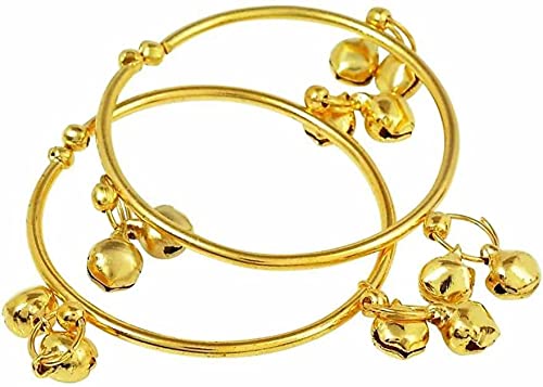 SMARNN Nazariya kada Bangles Gift Pack Combo for New Born Baby boy Girl Kid Child Jewellery with Om Locket,Kamarnband,kada Set,Black Beads (0-12 Months) payal Anklet (0-4 Years)