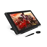 2021 HUION KAMVAS 16 Graphics Drawing Tablet with Screen Full-Laminated Android Support Graphic Monitor with Battery-Free Stylus Tilt 10 Express Keys Adjustable Stand -15.6 Inch Pen Display, Black