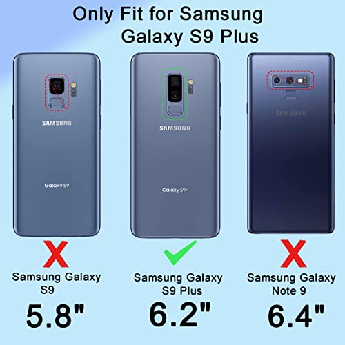 Guirble For Samsung Galaxy S9 Plus Case,Shockproof Dropproof For Samsung S9 Plus Case,Heavy Duty Protective Galaxy S9 Plus Csae,S9 Plus Case 6.2 Inch(Dark Blue) #TOP6