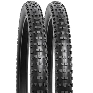 YUNSCM 2-PCS 24″ Mountain Bike Tires 24×2.25/57-507