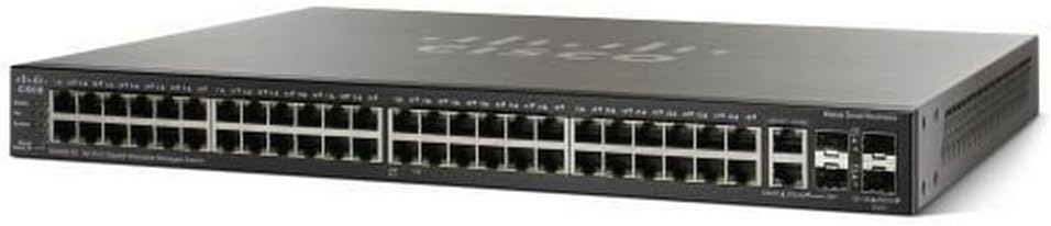 Cisco SG500-52-K9 52-Port Gigabit Stackable Managed Switch
