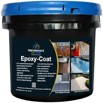 Epoxy Floor Kit – Good Half Kit – Beige Base with Beige Blend Flake – Covers 250 sq. ft. at 9.7 mils Thickness – Ideal for Garage, Basement, Concrete Floors, and More