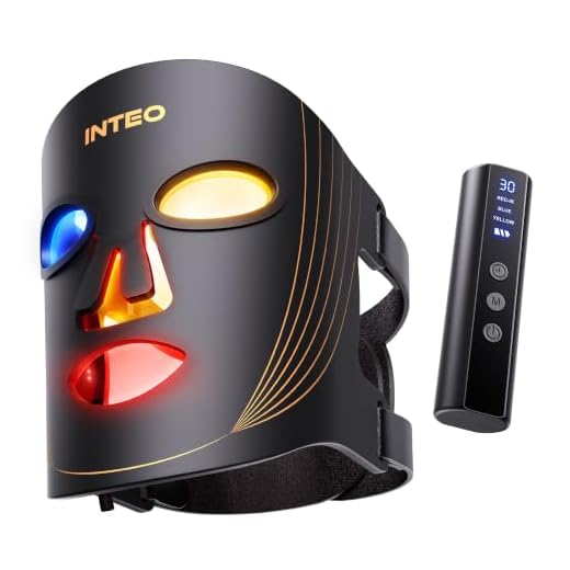 Red Light Therapy for Face, 3 Modes Portable Led Face Mask Light Therapy with Remote, Near-Infrared 850 Red Light Therapy Mask with Timing Function, Red Light Therapy at Home 180 LED Beads