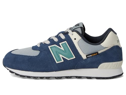 New Balance Kids 574 V1 70s Racing Lace-up Sneaker, Nb Navy/Slate Gray, 4.5 US Unisex Big4