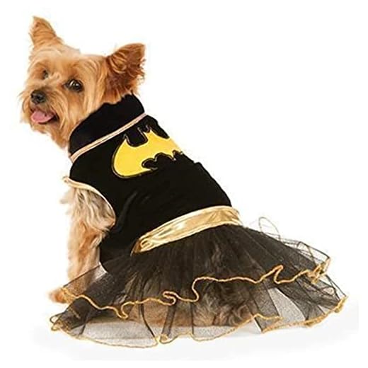 Disfraz Oficial de Batgirl de DC Comics para Perro, Vestido con tutú
