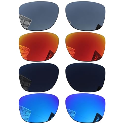 Image of Acefrog 4 Pairs Polarized Replacement Lenses for Oakley Holston OO9334 58mm Sunglasses, Perfectly Fit, Shatterproof, Anti-scratch, Value Pack