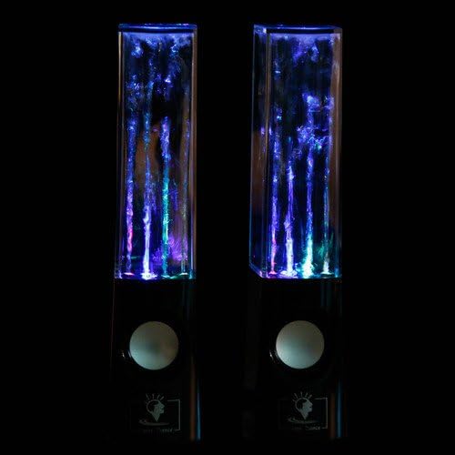 iBoutique ColourJets USB Dancing Fountain Speakers for PC/Mac/MP3 Players/Mobile Phones/Tablets - Jet Black - Image 3