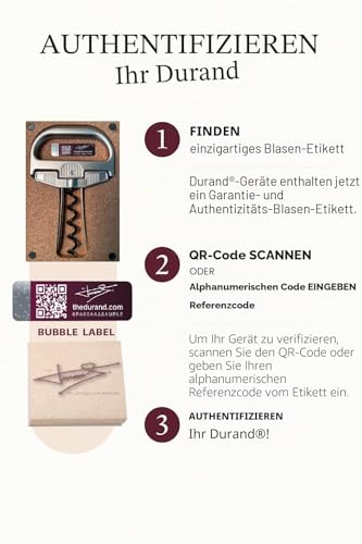 Foto von The Durand Korkenzieher Flaschenöffner Weinkorkenzieher