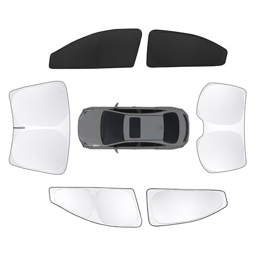 6pcs Car Window Shades for Toyota Corolla 2020-2025 Accessories,Windshield Side Rear Full Sunshade,Sun Visor UV Blocking, Privacy Protection for Camping Outdoor(Not for Corolla Cross)