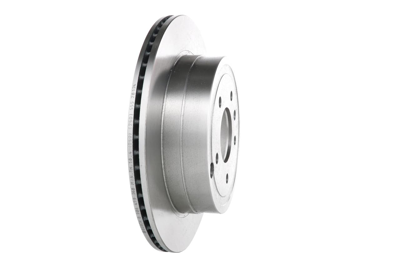 Juego de 2 Discos de Freno Bosch BD1146 - Discos Ventilados, Alto Contenido en Carbono, 303 mm - Eje Trasero - ECE-R90 - Refrigeración Mejorada, Menor Fatiga, Anticorrosión - 1 Juego de 2 Discos