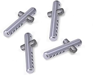 Aluminum 6061 + Stainless Steel Front+Rear Body Post for Arrma 1:7 Infraction 6S BLX-ARA109001 / Infraction 6S V2-ARA7615V2 Upgrade Parts - Silver
