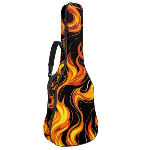 Housse de guitare acoustique 104,1 cm pour musiciens nomades sous la pluie