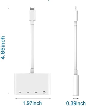 Lightning To USB Lightning Micro Sd Tf Kart Okuyucu Çevirici Dönüştürücü Adaptör 4333