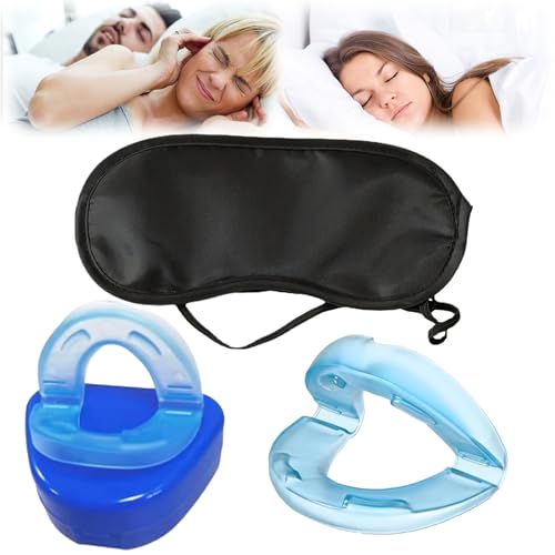 The Soothie Anti Snoring Mouthpiece Set, Universal Size Snore Mouth Guard for Men and Women